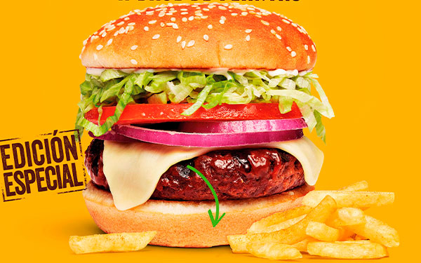 La nueva hamburguesa de prote&iacute;na vegetal del Corral, VEK