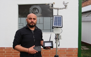 Estudiante de Uniagraria integra proyecto de estaci&oacute;n meteorol&oacute;gica