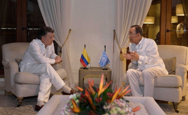 Colombia env&iacute;a una luz de esperanza que ilumina a todo el mundo:ONU